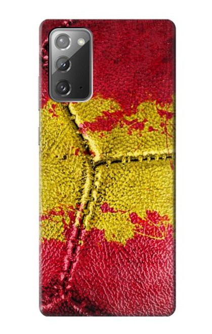 W3315 Spain Flag Vintage Football Graphic Hard Case and Leather Flip Case For Samsung Galaxy Note 20