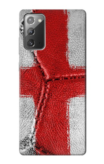 W3316 England Flag Vintage Football Graphic Hard Case and Leather Flip Case For Samsung Galaxy Note 20