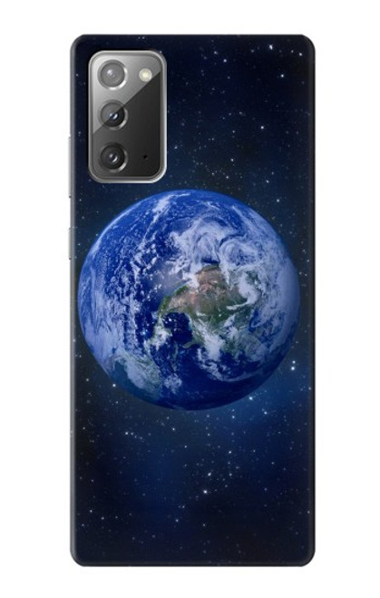 W3430 Blue Planet Hard Case and Leather Flip Case For Samsung Galaxy Note 20