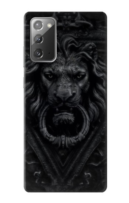 W3619 Dark Gothic Lion Hard Case and Leather Flip Case For Samsung Galaxy Note 20