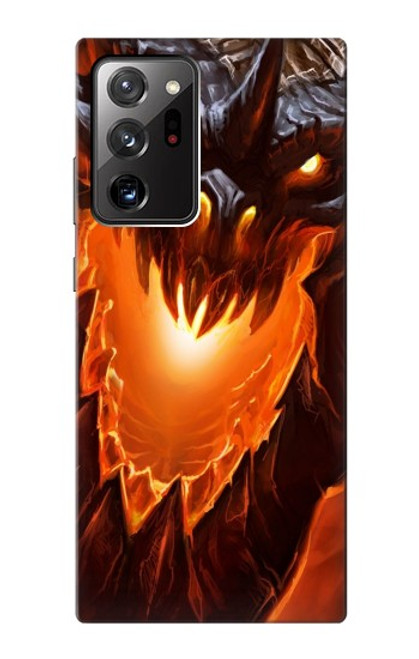 W0414 Fire Dragon Hard Case and Leather Flip Case For Samsung Galaxy Note 20 Ultra, Ultra 5G