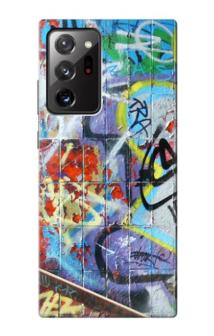 W0588 Wall Graffiti Hard Case and Leather Flip Case For Samsung Galaxy Note 20 Ultra, Ultra 5G