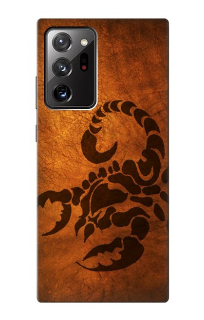 W0683 Scorpion Tattoo Hard Case and Leather Flip Case For Samsung Galaxy Note 20 Ultra, Ultra 5G