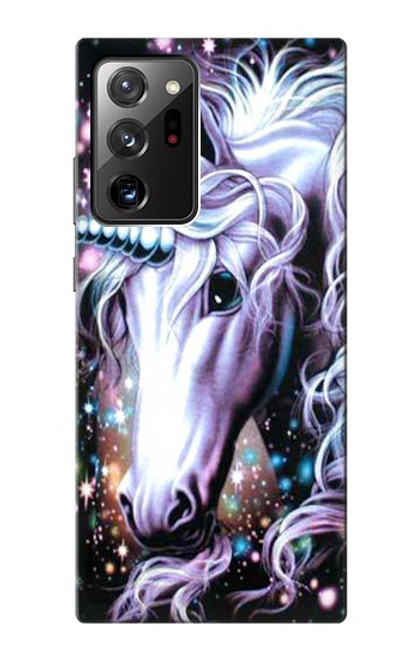W0749 Unicorn Horse Hard Case and Leather Flip Case For Samsung Galaxy Note 20 Ultra, Ultra 5G