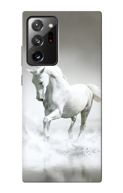 W0932 White Horse Hard Case and Leather Flip Case For Samsung Galaxy Note 20 Ultra, Ultra 5G