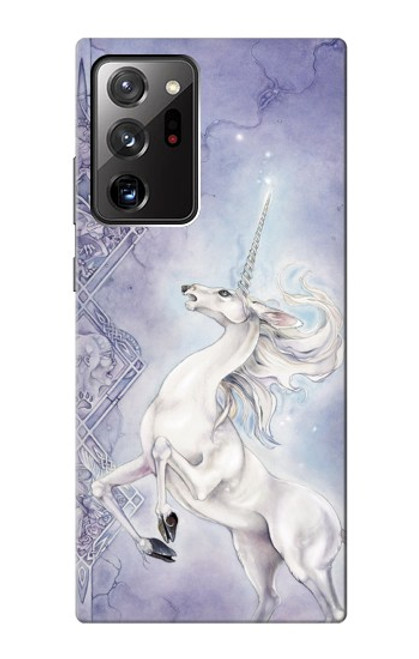 W1134 White Horse Unicorn Hard Case and Leather Flip Case For Samsung Galaxy Note 20 Ultra, Ultra 5G