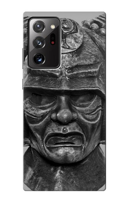 W1827 Japan Samurai Helmet Hard Case and Leather Flip Case For Samsung Galaxy Note 20 Ultra, Ultra 5G