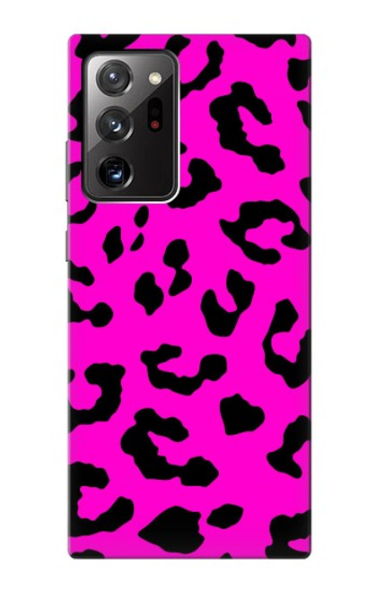 W1850 Pink Leopard Pattern Hard Case and Leather Flip Case For Samsung Galaxy Note 20 Ultra, Ultra 5G