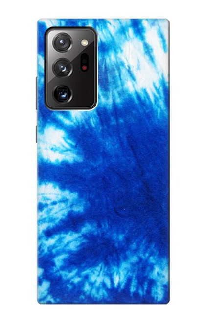 W1869 Tie Dye Blue Hard Case and Leather Flip Case For Samsung Galaxy Note 20 Ultra, Ultra 5G