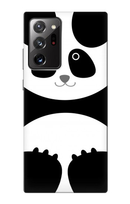 W2085 Panda Minimalist Hard Case and Leather Flip Case For Samsung Galaxy Note 20 Ultra, Ultra 5G