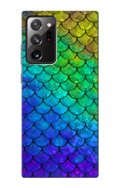 W2930 Mermaid Fish Scale Hard Case and Leather Flip Case For Samsung Galaxy Note 20 Ultra, Ultra 5G