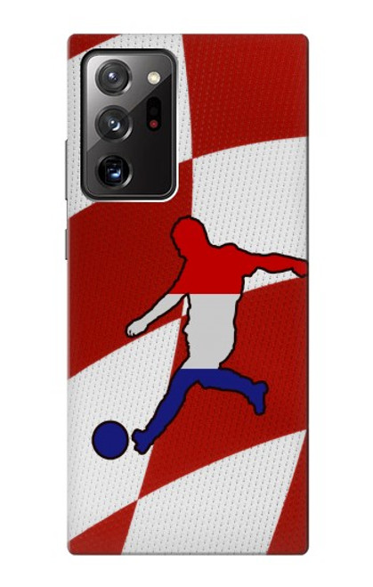 W2993 Croatia Football Soccer Hard Case and Leather Flip Case For Samsung Galaxy Note 20 Ultra, Ultra 5G