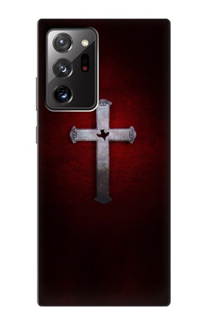 W3160 Christian Cross Hard Case and Leather Flip Case For Samsung Galaxy Note 20 Ultra, Ultra 5G