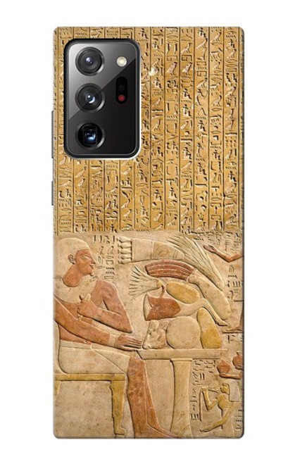 W3398 Egypt Stela Mentuhotep Hard Case and Leather Flip Case For Samsung Galaxy Note 20 Ultra, Ultra 5G