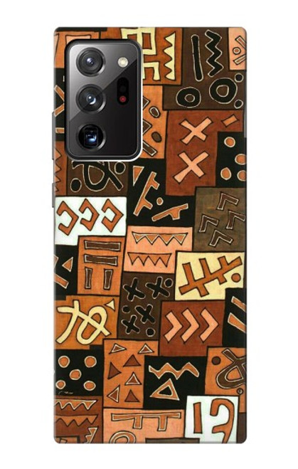 W3460 Mali Art Pattern Hard Case and Leather Flip Case For Samsung Galaxy Note 20 Ultra, Ultra 5G