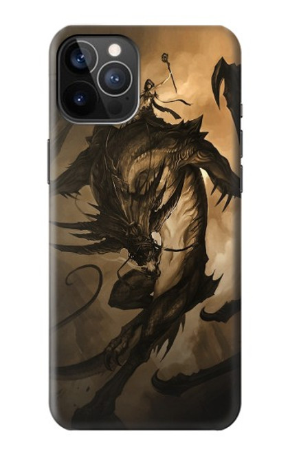 W0388 Dragon Rider Hard Case and Leather Flip Case For iPhone 12, iPhone 12 Pro