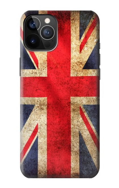 W2303 British UK Vintage Flag Hard Case and Leather Flip Case For iPhone 12, iPhone 12 Pro