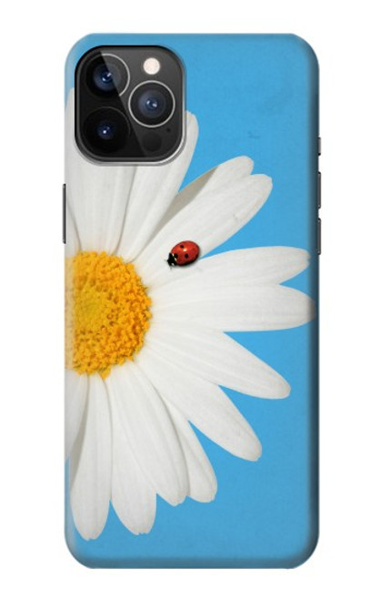 W3043 Vintage Daisy Lady Bug Hard Case and Leather Flip Case For iPhone 12, iPhone 12 Pro