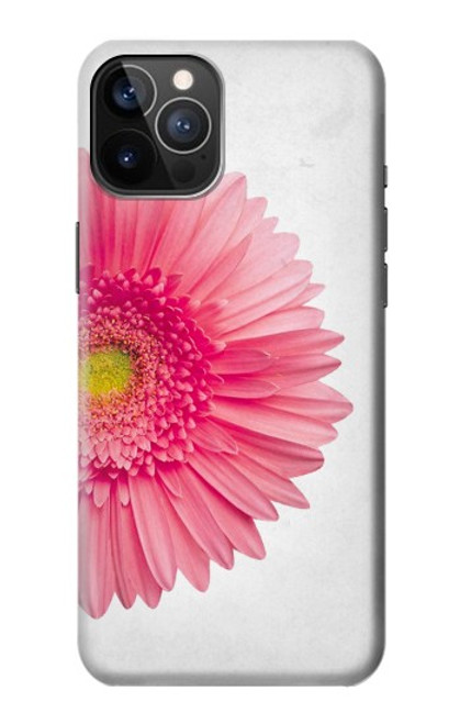 W3044 Vintage Pink Gerbera Daisy Hard Case and Leather Flip Case For iPhone 12, iPhone 12 Pro