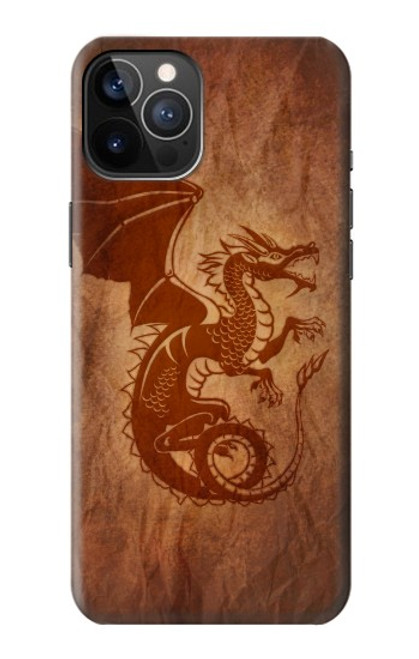 W3086 Red Dragon Tattoo Hard Case and Leather Flip Case For iPhone 12, iPhone 12 Pro