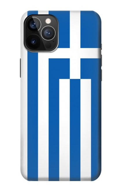 W3102 Flag of Greece Hard Case and Leather Flip Case For iPhone 12, iPhone 12 Pro