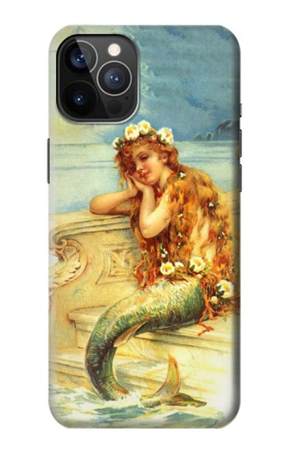 W3184 Little Mermaid Painting Hard Case and Leather Flip Case For iPhone 12, iPhone 12 Pro