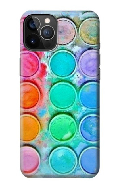 W3235 Watercolor Mixing Hard Case and Leather Flip Case For iPhone 12, iPhone 12 Pro