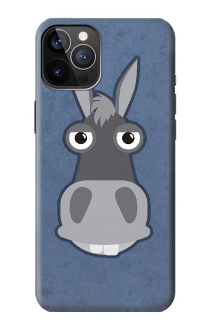 W3271 Donkey Cartoon Hard Case and Leather Flip Case For iPhone 12, iPhone 12 Pro