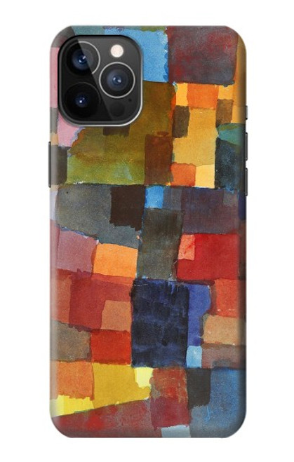 W3341 Paul Klee Raumarchitekturen Hard Case and Leather Flip Case For iPhone 12, iPhone 12 Pro