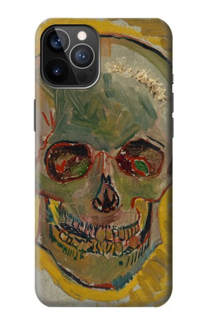 W3359 Vincent Van Gogh Skull Hard Case and Leather Flip Case For iPhone 12, iPhone 12 Pro