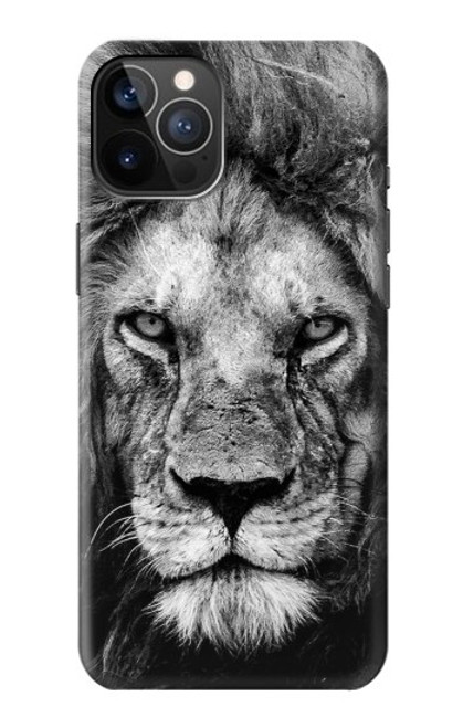 W3372 Lion Face Hard Case and Leather Flip Case For iPhone 12, iPhone 12 Pro