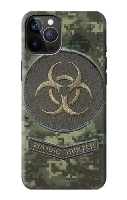 W3468 Biohazard Zombie Hunter Graphic Hard Case and Leather Flip Case For iPhone 12, iPhone 12 Pro