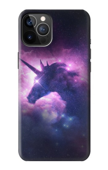 W3538 Unicorn Galaxy Hard Case and Leather Flip Case For iPhone 12, iPhone 12 Pro