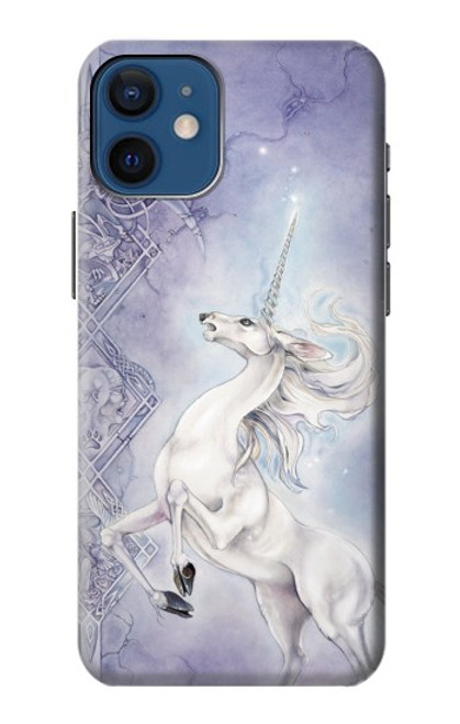 W1134 White Horse Unicorn Hard Case and Leather Flip Case For iPhone 12 mini