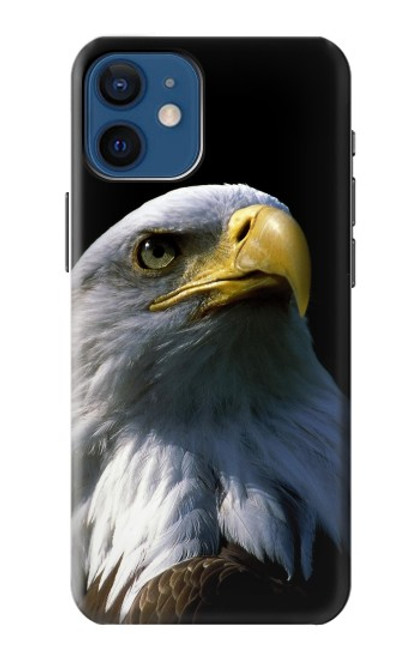 W2046 Bald Eagle Hard Case and Leather Flip Case For iPhone 12 mini