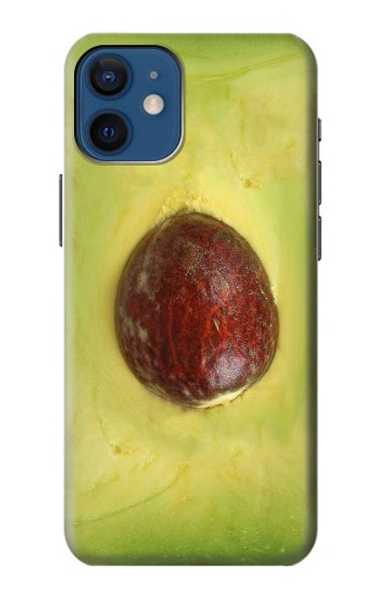 W2552 Avocado Fruit Hard Case and Leather Flip Case For iPhone 12 mini