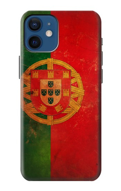 W2973 Portugal Football Soccer Hard Case and Leather Flip Case For iPhone 12 mini