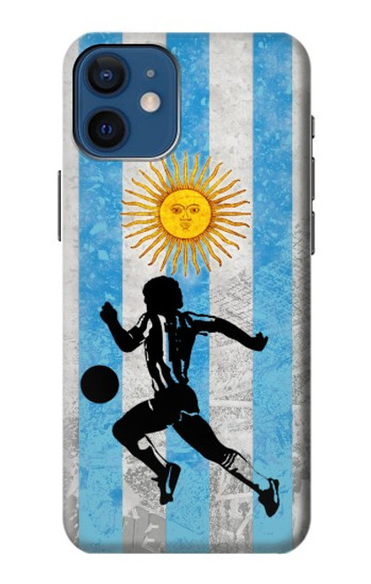 W2977 Argentina Football Soccer Hard Case and Leather Flip Case For iPhone 12 mini