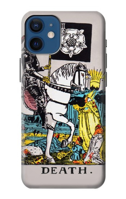 W3008 Tarot Card Death Hard Case and Leather Flip Case For iPhone 12 mini