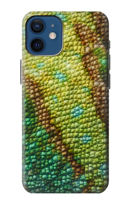 W3057 Lizard Skin Graphic Printed Hard Case and Leather Flip Case For iPhone 12 mini