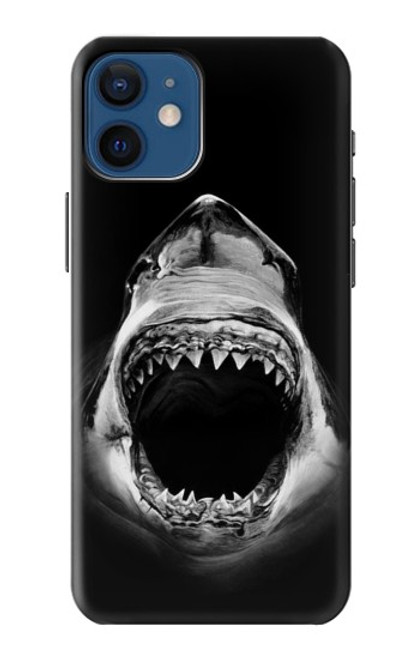 W3100 Great White Shark Hard Case and Leather Flip Case For iPhone 12 mini