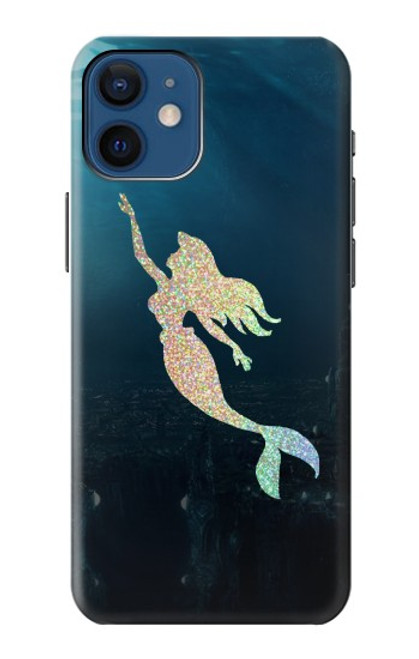 W3250 Mermaid Undersea Hard Case and Leather Flip Case For iPhone 12 mini