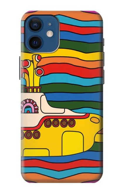 W3599 Hippie Submarine Hard Case and Leather Flip Case For iPhone 12 mini