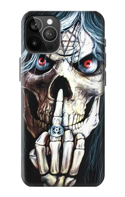 W0222 Skull Pentagram Hard Case and Leather Flip Case For iPhone 12 Pro Max