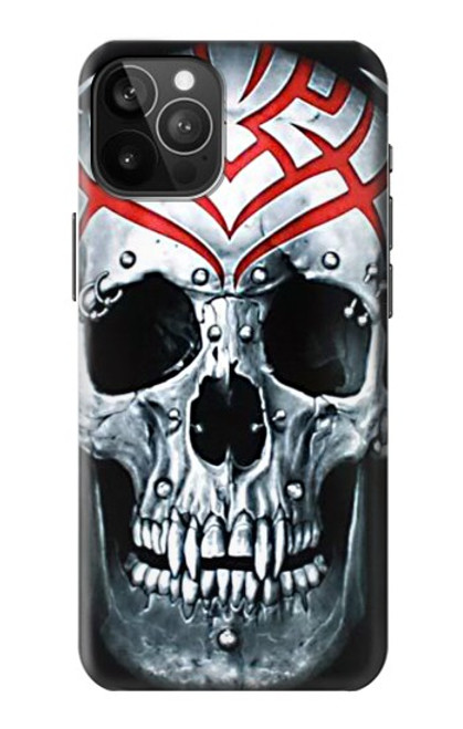 W0223 Vampire Skull Tattoo Hard Case and Leather Flip Case For iPhone 12 Pro Max