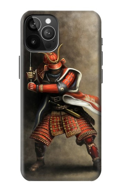 W0796 Japan Red Samurai Hard Case and Leather Flip Case For iPhone 12 Pro Max