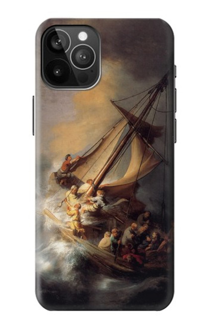 W1091 Rembrandt Christ in The Storm Hard Case and Leather Flip Case For iPhone 12 Pro Max