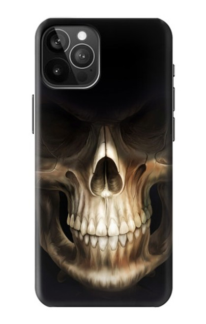 W1107 Skull Face Grim Reaper Hard Case and Leather Flip Case For iPhone 12 Pro Max