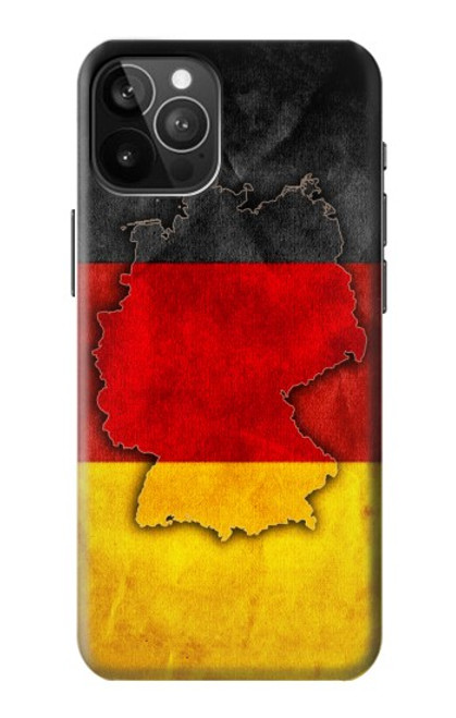 W2935 Germany Flag Map Hard Case and Leather Flip Case For iPhone 12 Pro Max