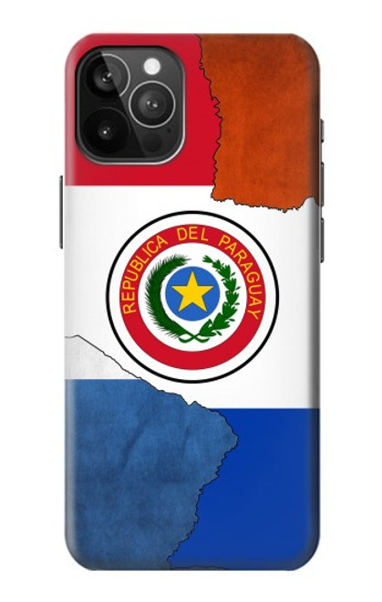 W3017 Paraguay Flag Hard Case and Leather Flip Case For iPhone 12 Pro Max